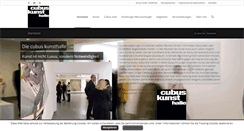 Desktop Screenshot of cubus-kunsthalle.de